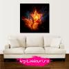 tablou canvas abstract cu decor